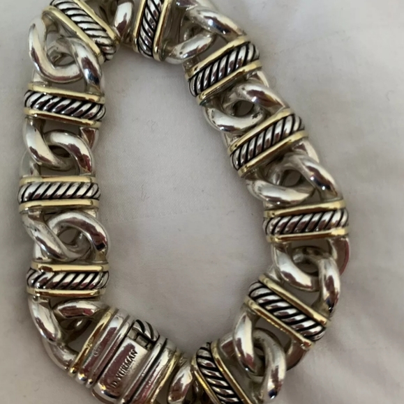 David yurman sterling and 18k gold heavy RARE - Picture 5 of 8